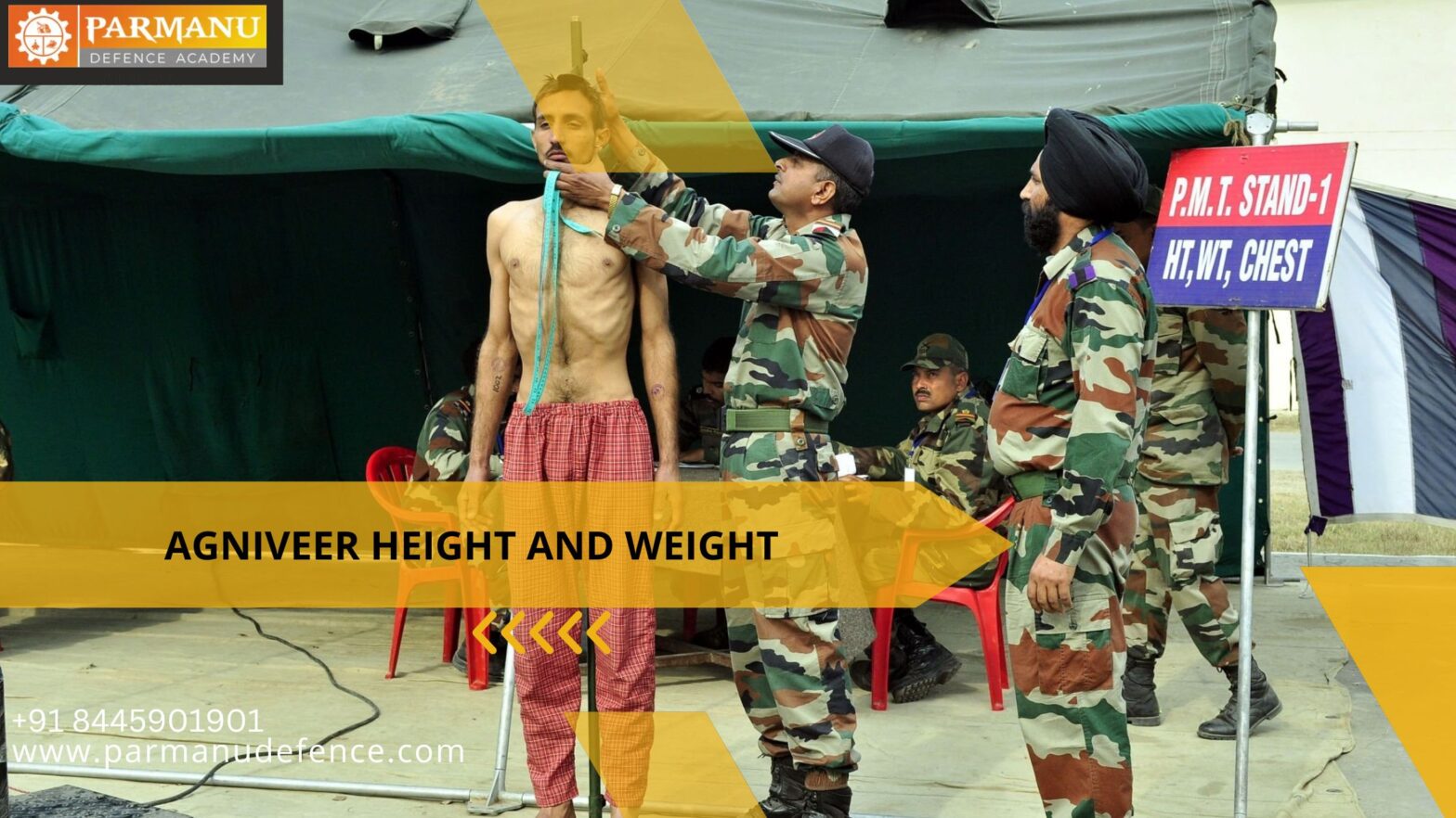 Agniveer Height and Weight